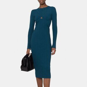 Helmut Lang Rib Bra Midi Dress